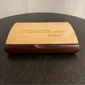 Mikutowski Woodworking Birdseye Maple Trinket or Keepsake Box